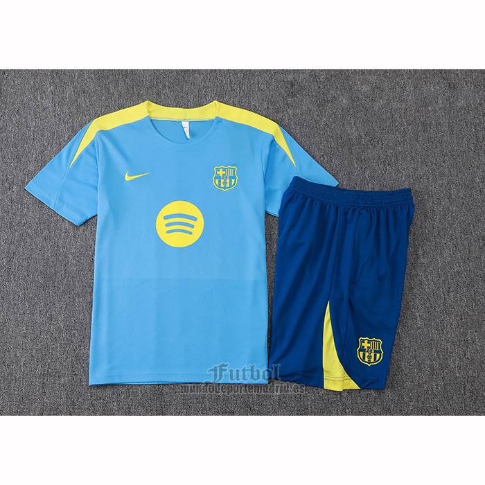 Chandal del Barcelona Manga Corta 2025-2026 Azul - Pantalon Corto